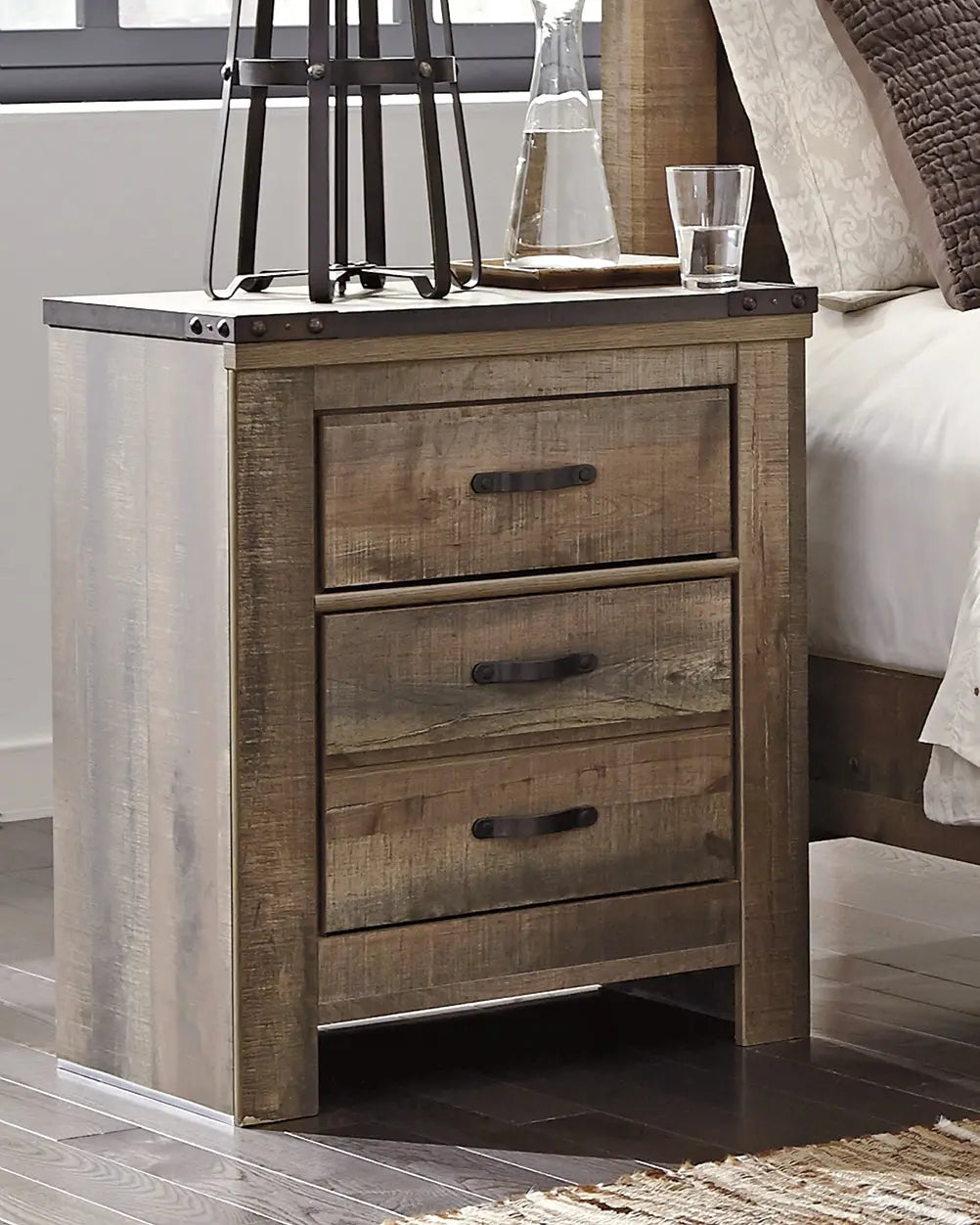 Trinell Two Drawer Night Stand at Lee Furniture, NC