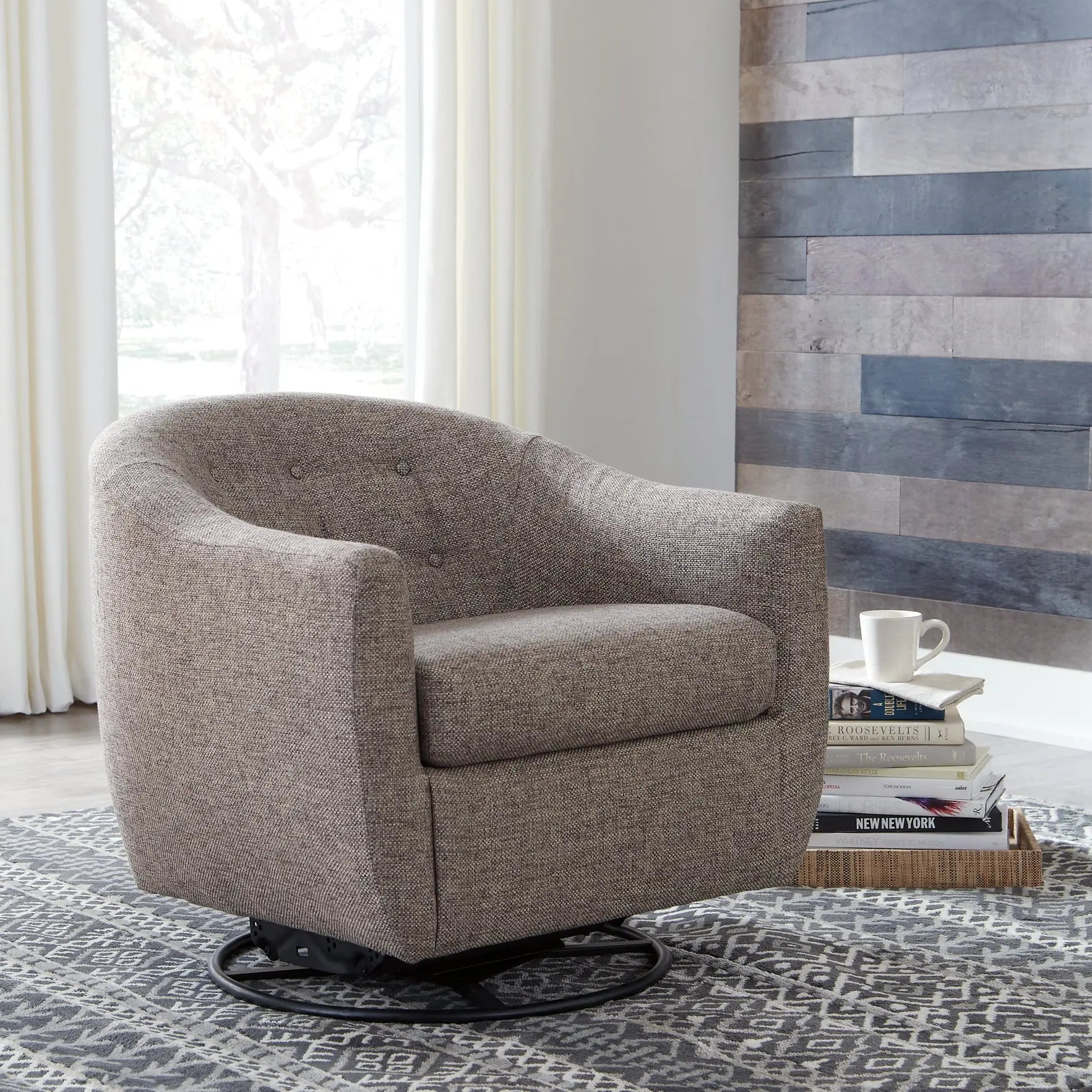 Upshur Swivel Glider Accent Chair at Lee Furniture, NC