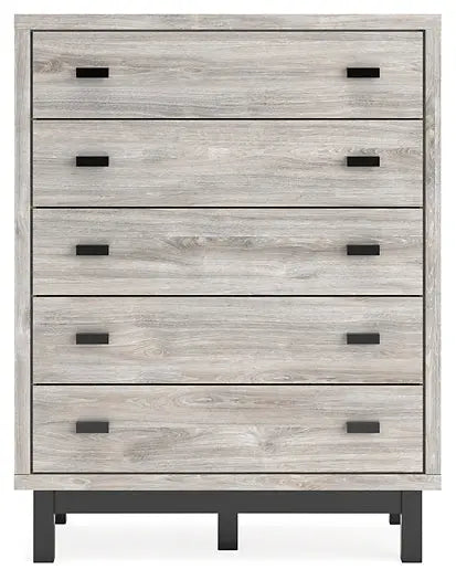 Vessalli Five Drawer Wide Chest at Lee Furniture, NC