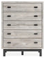 Vessalli Five Drawer Wide Chest at Lee Furniture, NC