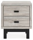 Vessalli Two Drawer Night Stand at Lee Furniture, NC
