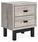 Vessalli Two Drawer Night Stand at Lee Furniture, NC