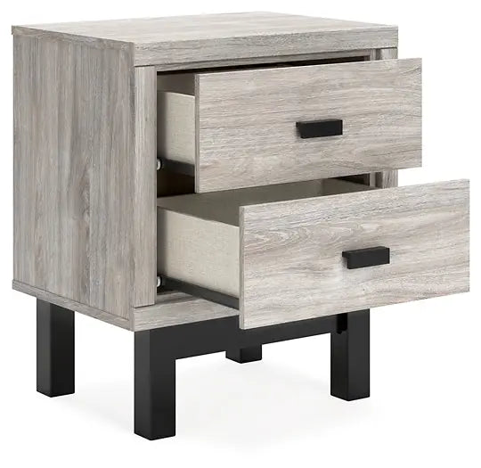 Vessalli Two Drawer Night Stand at Lee Furniture, NC
