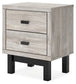 Vessalli Two Drawer Night Stand at Lee Furniture, NC
