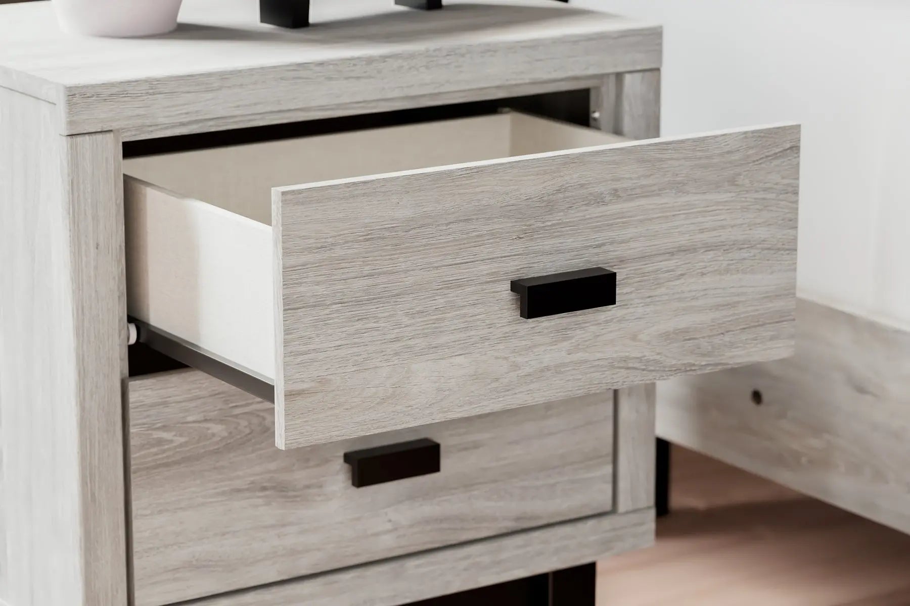 Vessalli Two Drawer Night Stand at Lee Furniture, NC