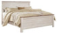 Willowton Panel Bed With Mirrored Dresser, Chest And 2 Nightstands at Lee Furniture, NC