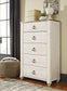 Willowton Panel Bed With Mirrored Dresser, Chest And 2 Nightstands at Lee Furniture, NC