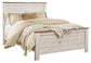 Willowton Panel Bed With Mirrored Dresser, Chest And Nightstand at Lee Furniture, NC