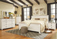Willowton Panel Bed With Mirrored Dresser, Chest And Nightstand at Lee Furniture, NC