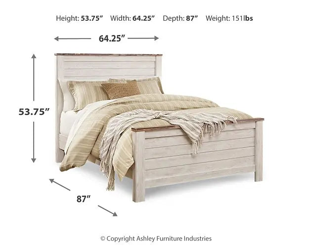 Willowton Panel Bed at Lee Furniture, NC