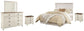 Willowton / Panel Headboard With Mirrored Dresser And 2 Nightstands at Lee Furniture, NC