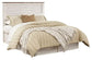 Willowton / Panel Headboard With Mirrored Dresser And Chest at Lee Furniture, NC