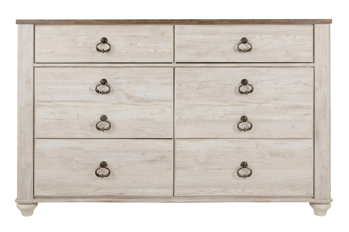 Willowton Six Drawer Dresser at Lee Furniture, NC