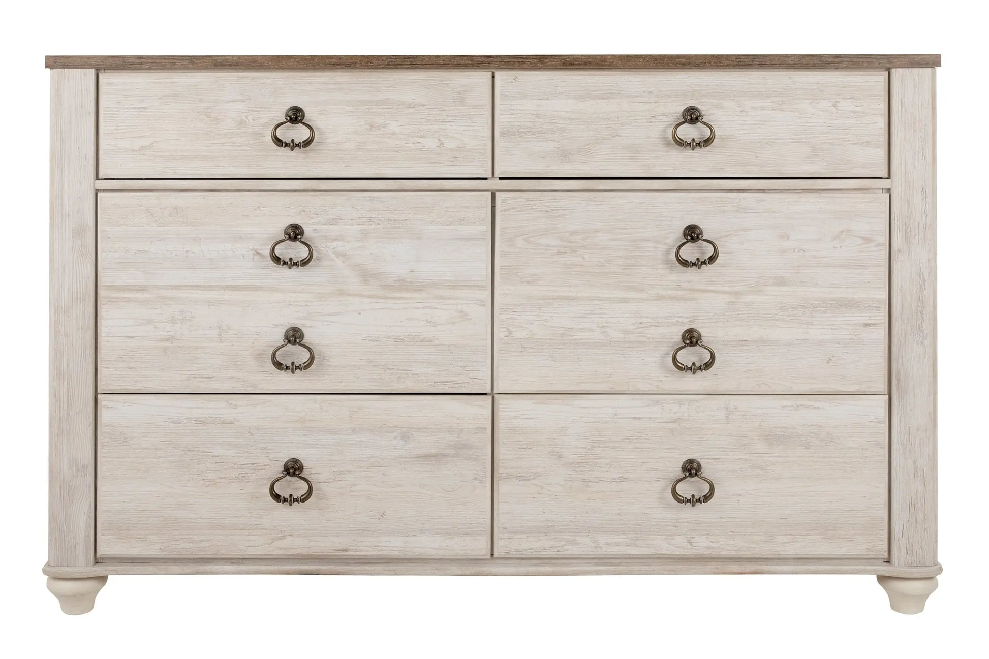 Willowton Six Drawer Dresser at Lee Furniture, NC