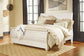 Willowton Sleigh Bed With Mirrored Dresser, Chest And 2 Nightstands at Lee Furniture, NC