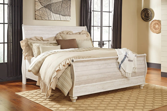 Willowton Sleigh Bed at Lee Furniture, NC
