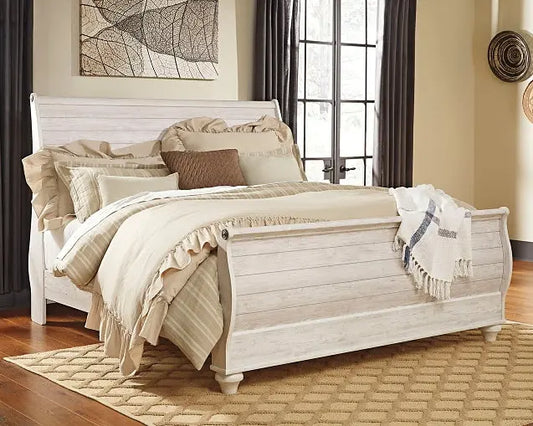 Willowton Sleigh Bed at Lee Furniture, NC