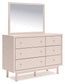 Wistenpine Dresser and Mirror at Lee Furniture, NC