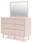 Wistenpine Dresser and Mirror at Lee Furniture, NC
