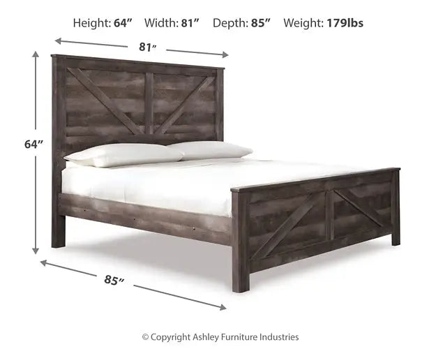 Wynnlow Crossbuck Panel Bed at Lee Furniture, NC