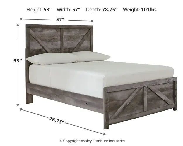 Wynnlow Crossbuck Panel Bed at Lee Furniture, NC