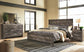 Wynnlow King Panel Bed with Mirrored Dresser at Lee Furniture, NC