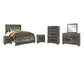 Wynnlow Queen Panel Bed with Mirrored Dresser, Chest and 2 Nightstands at Lee Furniture, NC