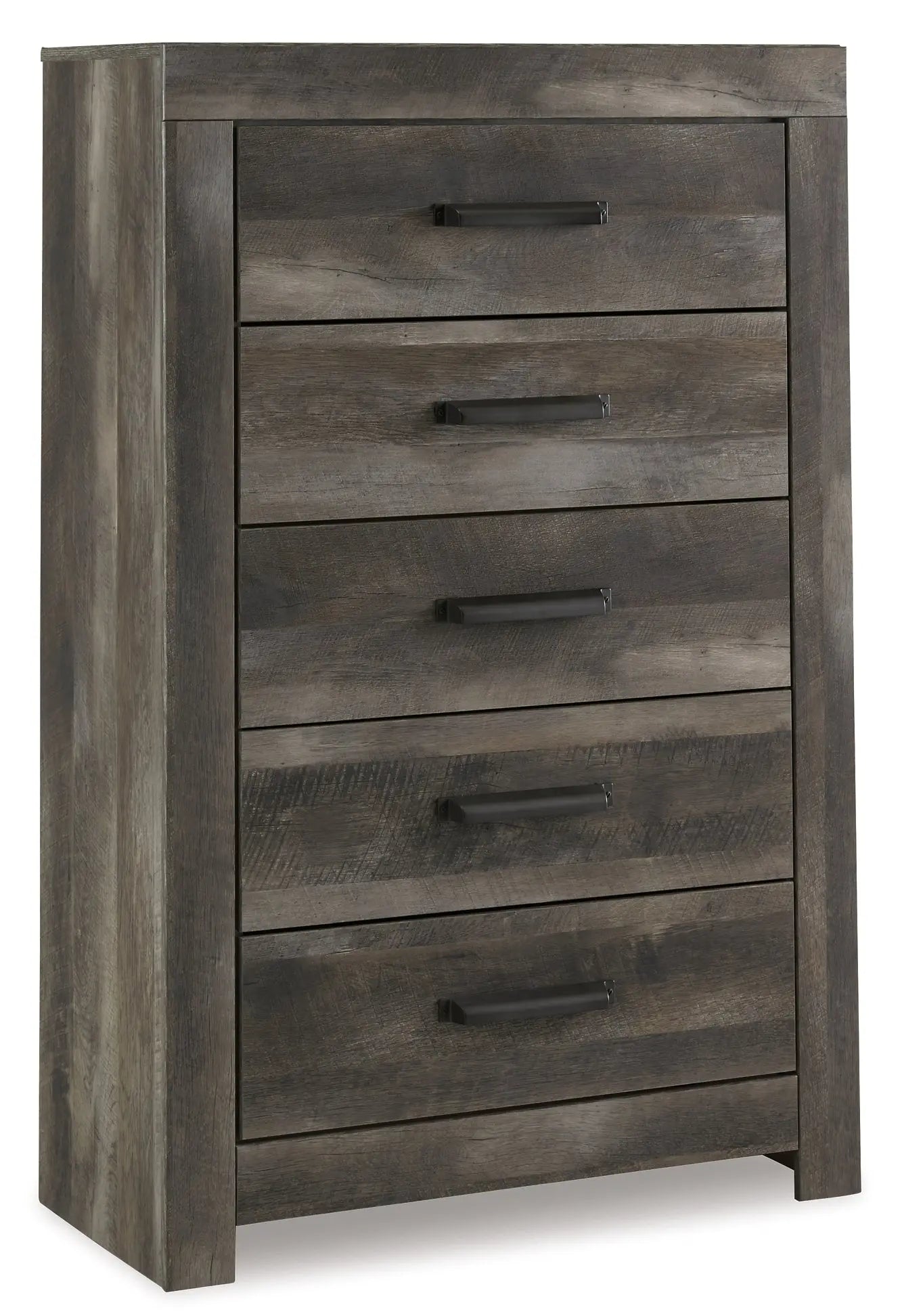 Wynnlow Queen Panel Bed with Mirrored Dresser, Chest and 2 Nightstands at Lee Furniture, NC