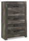 Wynnlow Queen Panel Bed with Mirrored Dresser, Chest and 2 Nightstands at Lee Furniture, NC