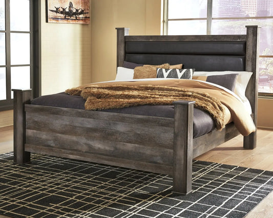 Wynnlow Upholstered Poster Bed at Lee Furniture, NC