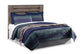 Zelen King/California King Panel Headboard with Mirrored Dresser and 2 Nightstands at Lee Furniture, NC