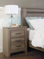 Zelen King/California King Panel Headboard with Mirrored Dresser and 2 Nightstands at Lee Furniture, NC