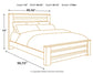 Zelen King Panel Bed with Mirrored Dresser and Chest at Lee Furniture, NC