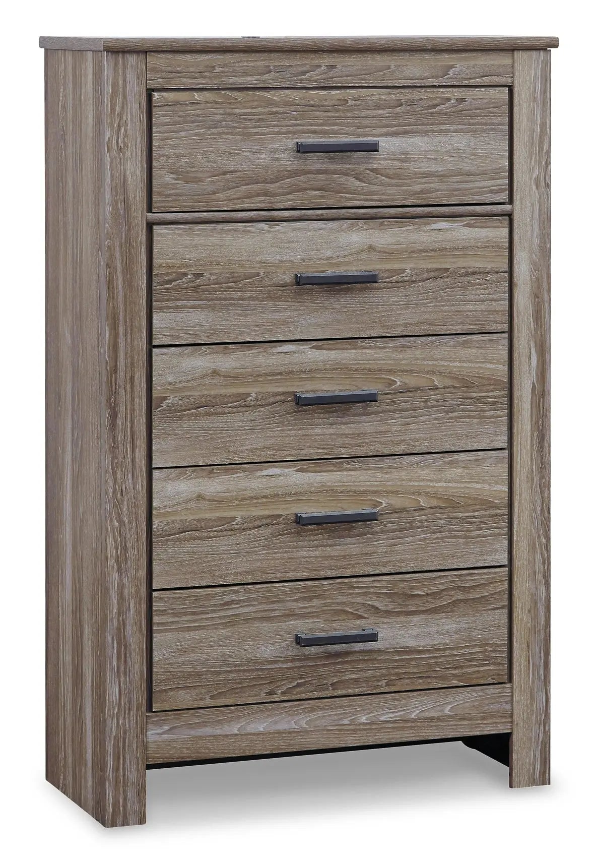 Zelen King Panel Bed with Mirrored Dresser and Chest at Lee Furniture, NC