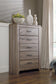 Zelen King Panel Bed with Mirrored Dresser and Chest at Lee Furniture, NC