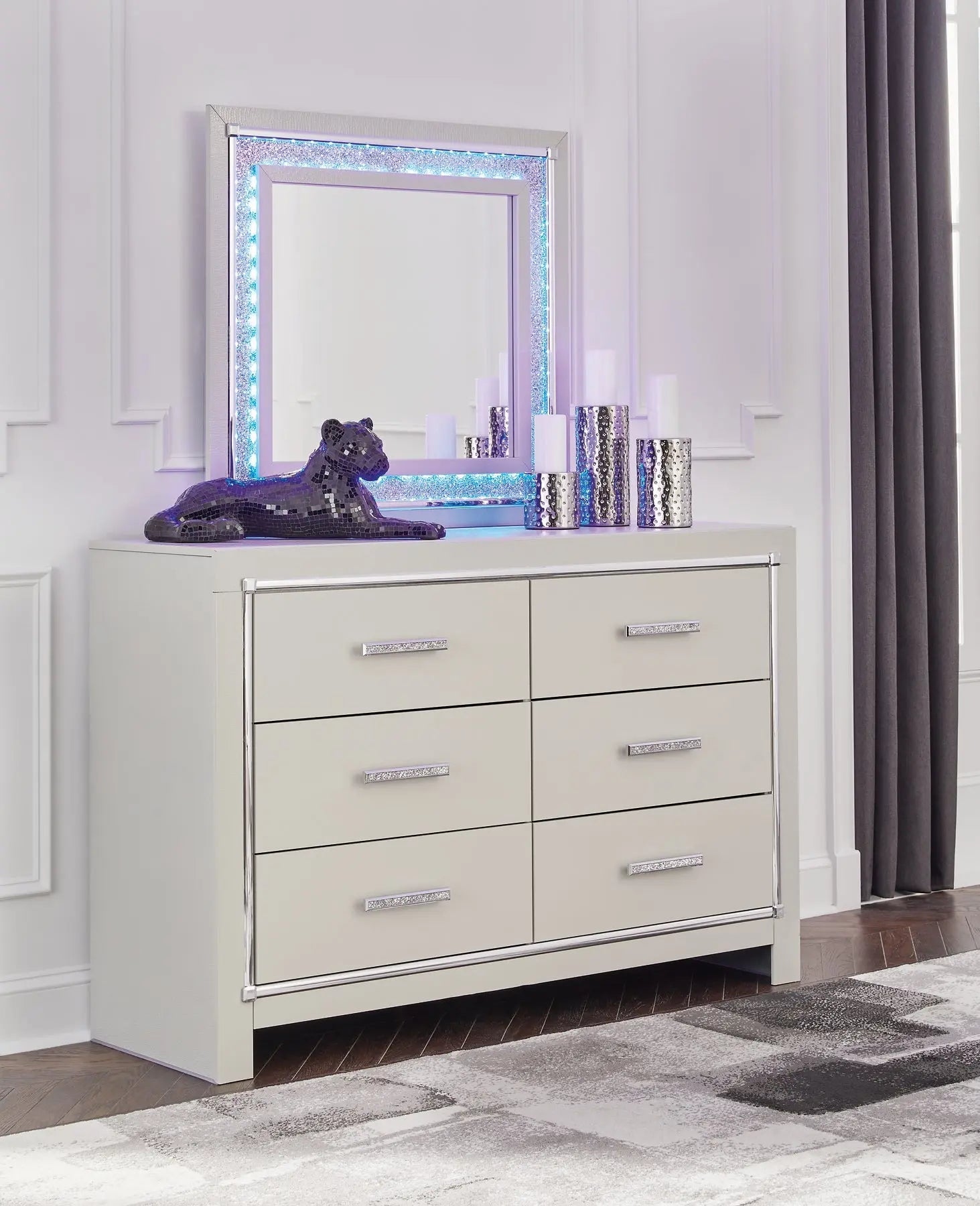 Zyniden Dresser and Mirror at Lee Furniture, NC