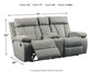Mitchiner DBL Rec Loveseat w/Console