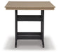 Fairen Trail Square Counter TBL w/UMB OPT