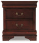 Alisdair Twin Sleigh Bed with Mirrored Dresser and 2 Nightstands