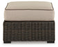 Coastline Bay Ottoman with Cushion