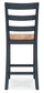 Gesthaven Counter Height Dining Table and 2 Barstools