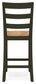 Gesthaven Counter Height Dining Table and 2 Barstools