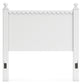 Mollviney Full Panel Headboard with Mirrored Dresser