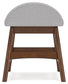 Lyncott Home Office Desk with Chair and Storage