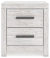 Cayboni Full Panel Bed with Mirrored Dresser, Chest and Nightstand