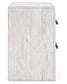 Cayboni Full Panel Bed with Mirrored Dresser, Chest and Nightstand