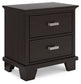 Covetown Twin Panel Bed with Mirrored Dresser, Chest and Nightstand