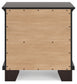 Covetown Twin Panel Bed with Mirrored Dresser, Chest and Nightstand