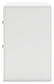 Mollviney Twin Panel Headboard with Mirrored Dresser and 2 Nightstands