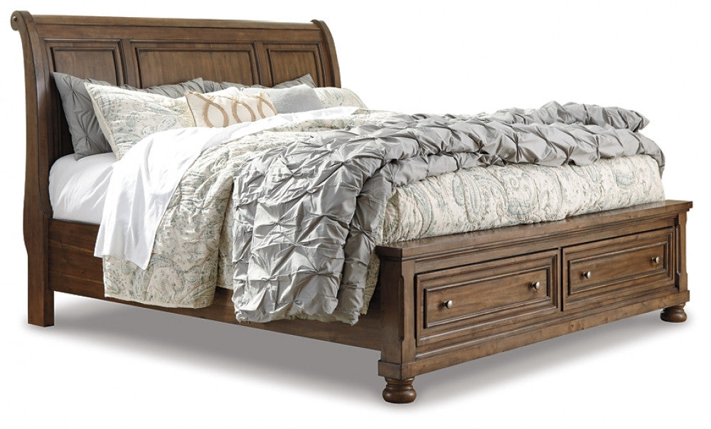 Flynnter Sleigh Bed with Storage